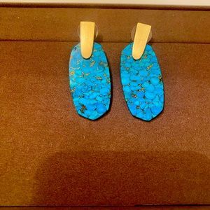 Kendra scott turquoise earrings